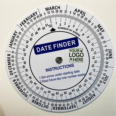 6'' Dia PVC Pregnancy Double Wheel Calculator